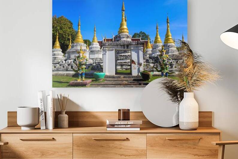 Wat Chedi Sao Lang Buddhist Temple Lampang Thailand by Kevin Miller Photography