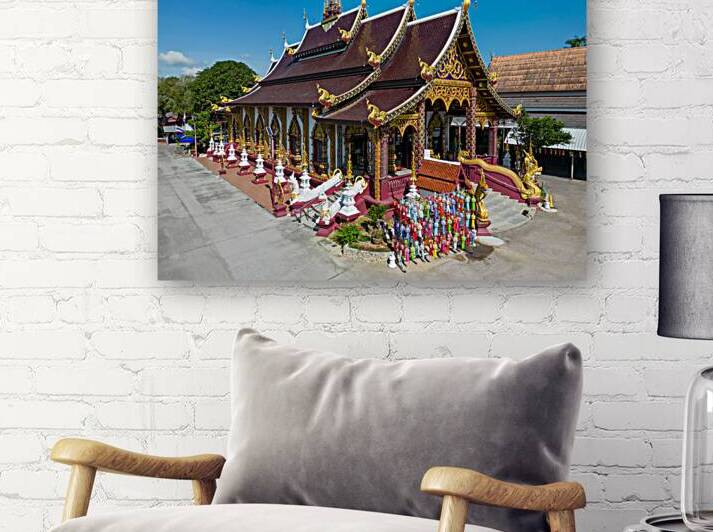Wat Chedi Sao Lang Buddhist Temple Lampang Thailand by Kevin Miller Photography