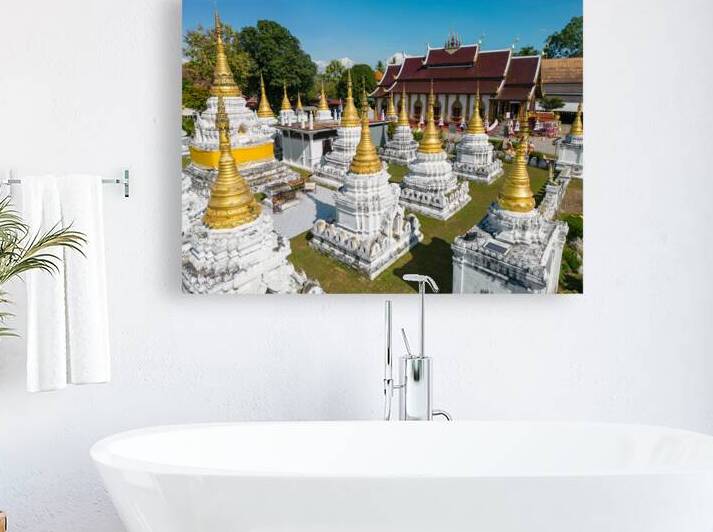 Wat Chedi Sao Lang Buddhist Temple Lampang Thailand by Kevin Miller Photography