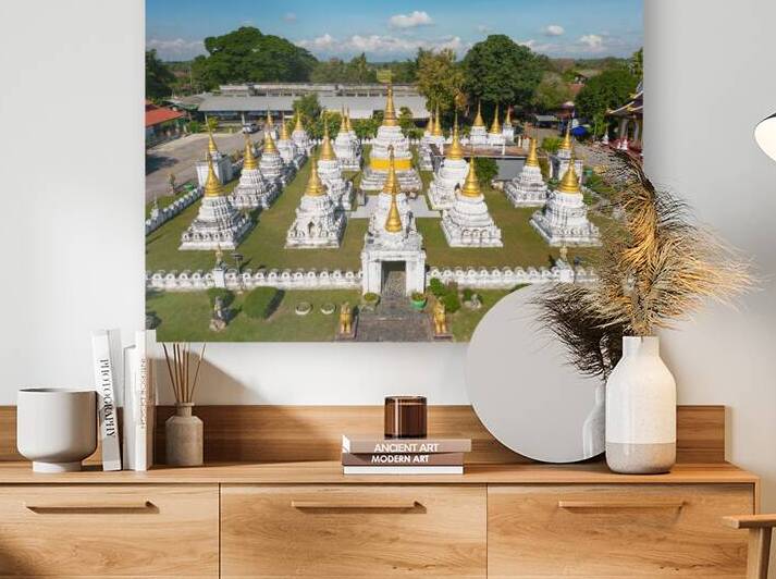 Wat Chedi Sao Lang Buddhist Temple Lampang Thailand by Kevin Miller Photography