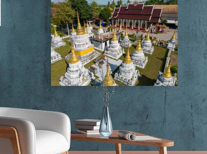 Wat Chedi Sao Lang Buddhist Temple Lampang Thailand by Kevin Miller Photography