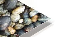 Beach River Rock Natural Pattern Texture Background HD Metal print