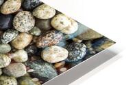 Beach River Rock Natural Pattern Texture Background HD Metal print