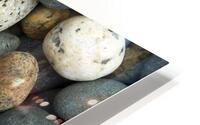 Beach River Rock Natural Pattern Texture Background HD Metal print