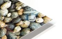 Beach River Rock Natural Pattern Texture Background HD Metal print