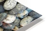 Beach River Rock Natural Pattern Texture Background HD Metal print