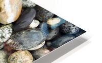 Beach River Rock Natural Pattern Texture Background HD Metal print