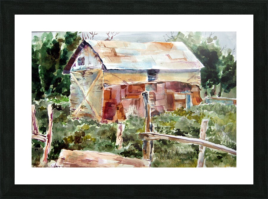 cottage Picture Frame print