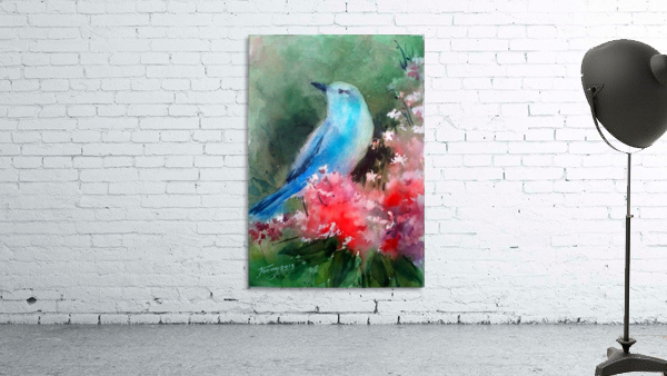 Blue Bird Wall Preview