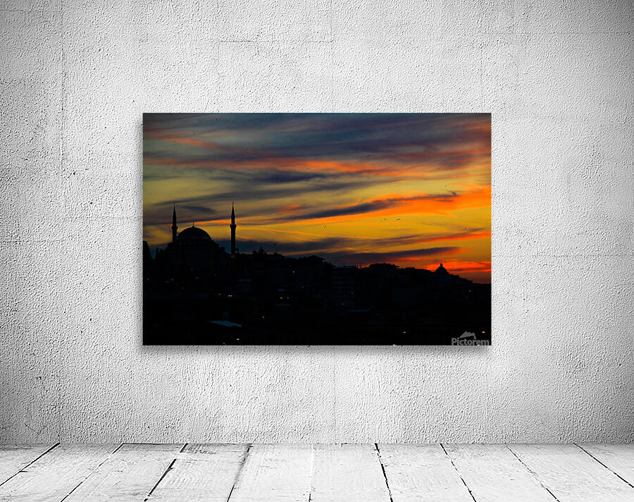 Istanbul sunset 2 Wall Preview