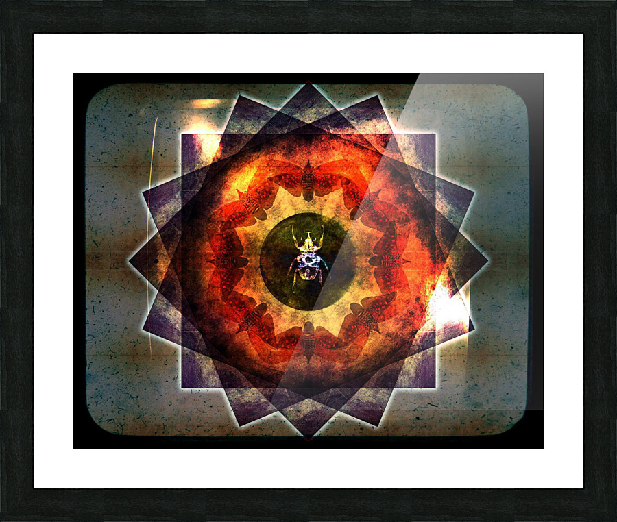 Mandala Picture Frame print