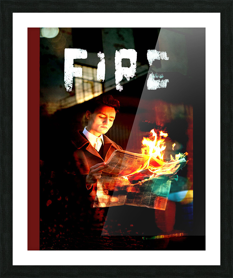 Danger  Picture Frame print