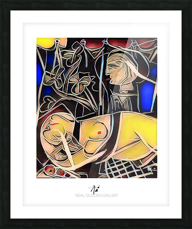 Severed Head Lover Picture Frame print