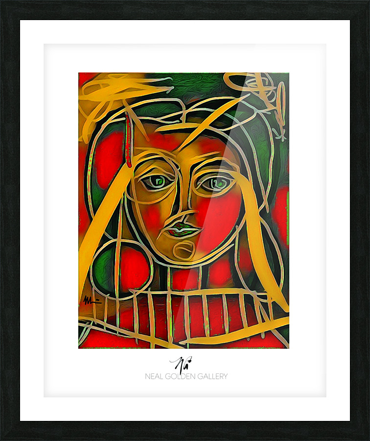 Picasso Redux Picture Frame print