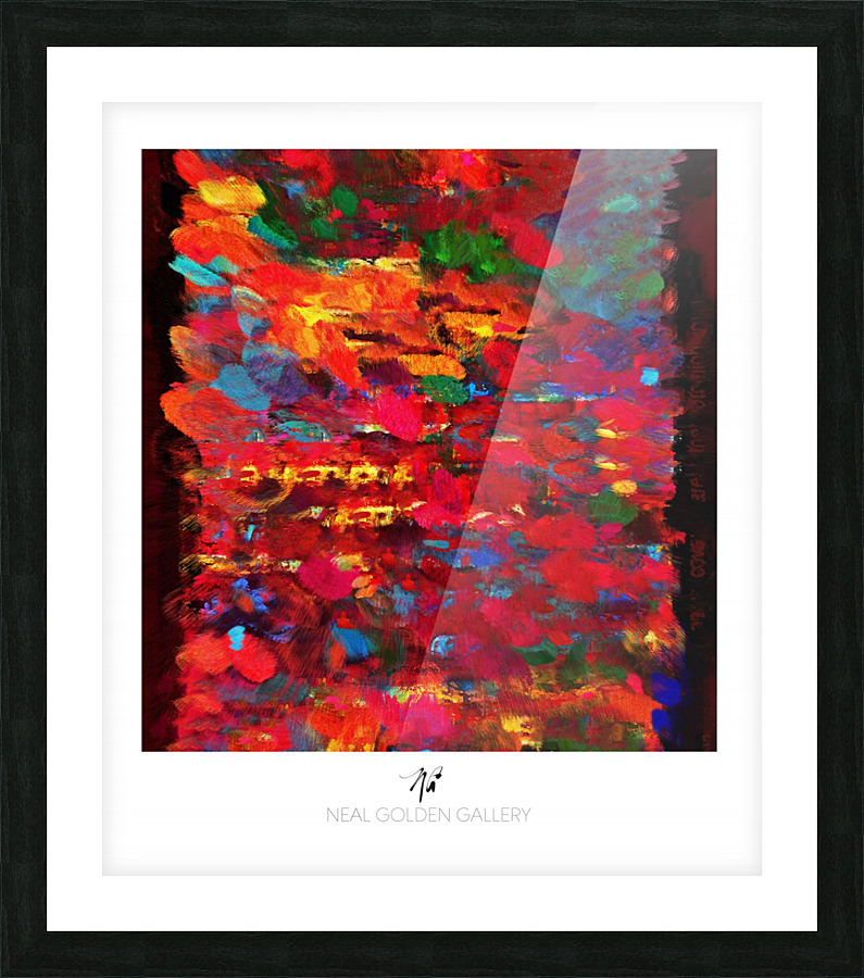 Persian Sun Set Picture Frame print