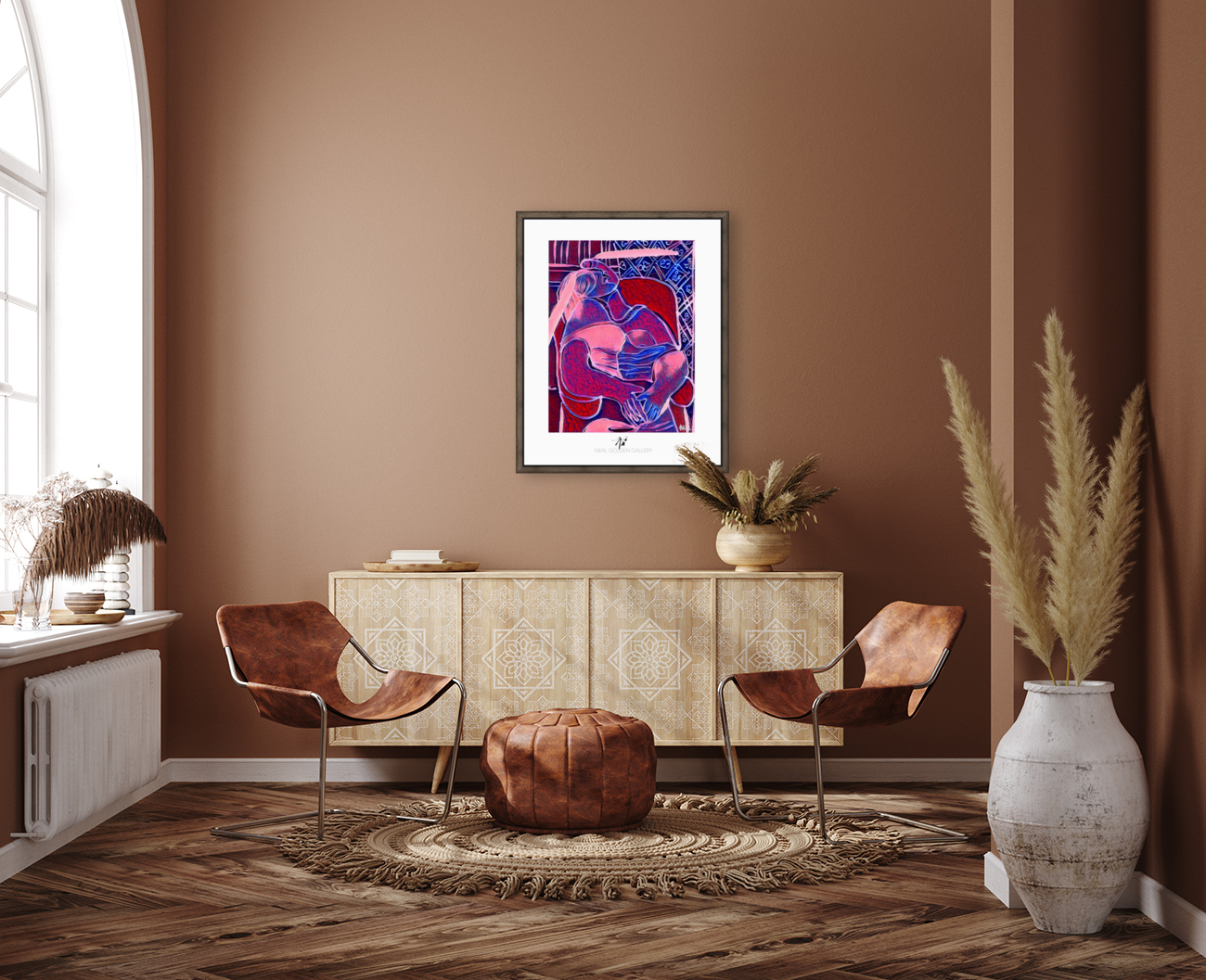 Picasso red Lady Reproduction