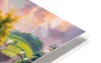 Tranquil River Valley: Impressionist Idyll.  HD Metal print