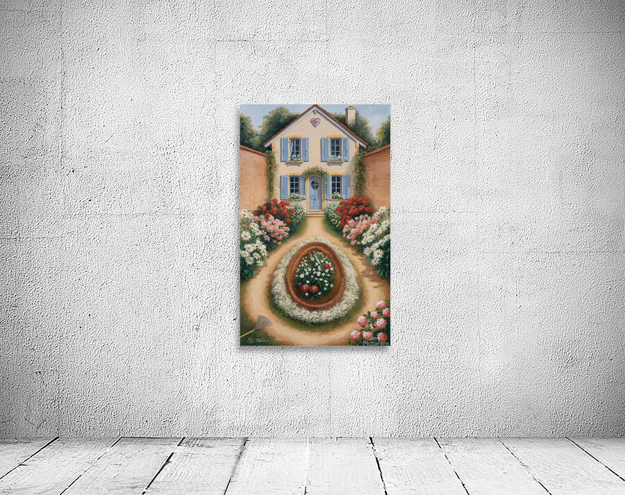 Provencal Serenity: Garden Charm.  Wall Preview