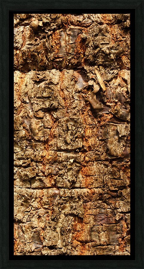 flatBark21 Picture Frame print