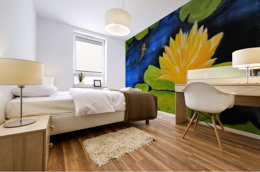 lily pond  Mural print