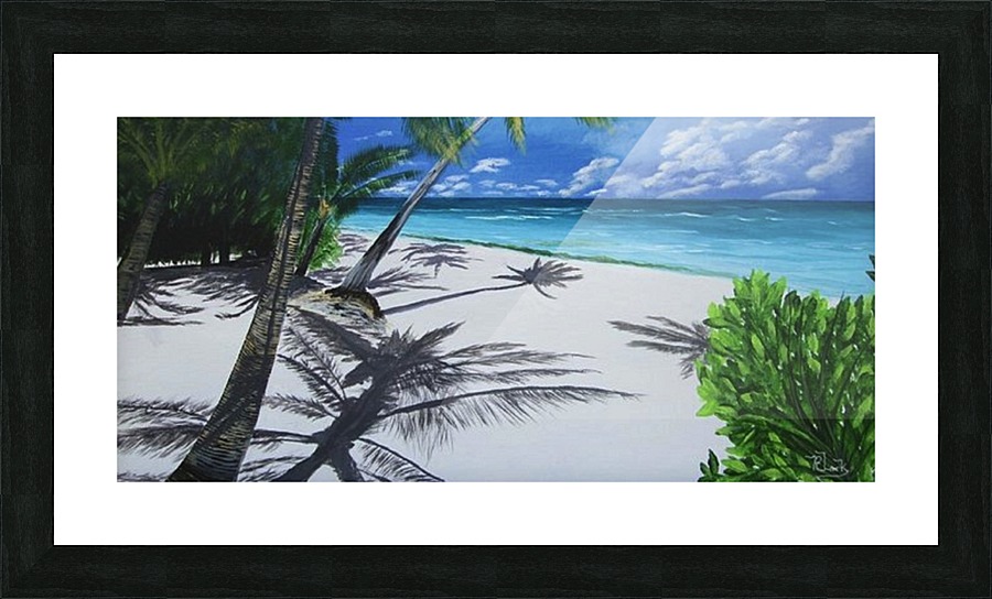 Shadow Beach by Robert Clark Picture Frame print
