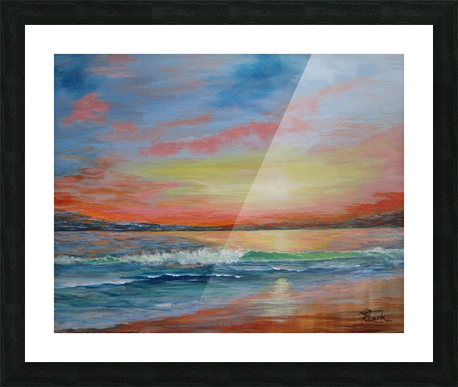 Sangria Beach Picture Frame print
