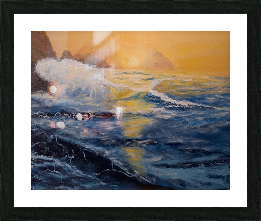 Pacific1 Picture Frame print