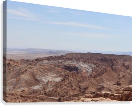 Moon Valley De Luna  Canvas Print