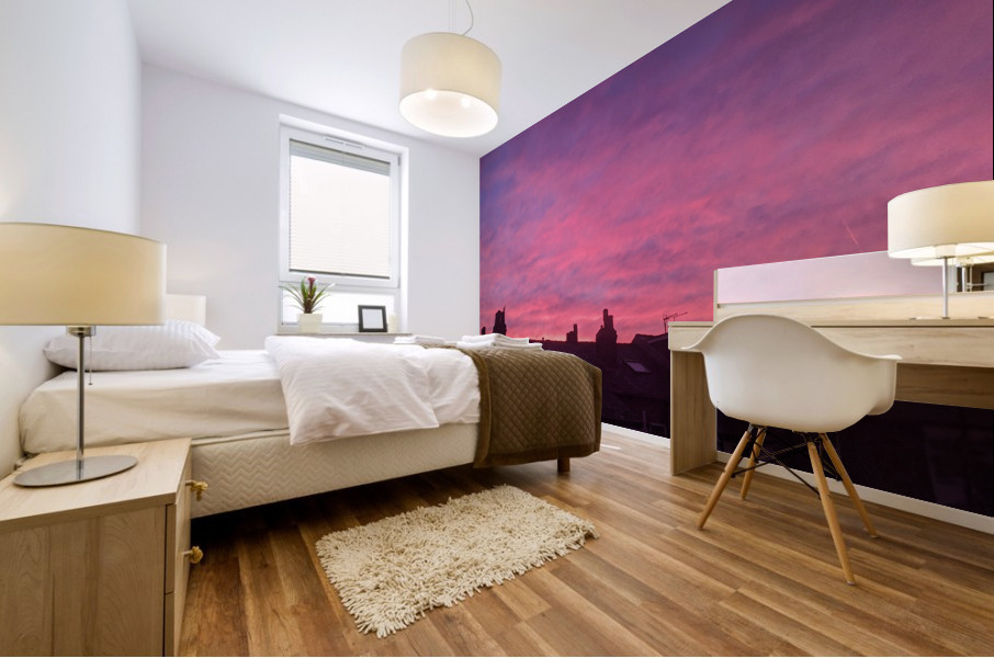 Sheffield Sunrise  Mural print