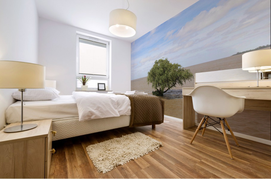 Uruguay Lone Tree  Mural print