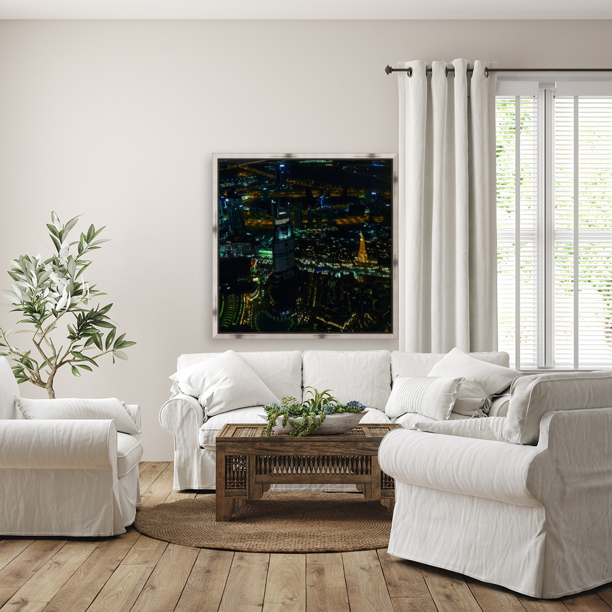 Dubai Skyline  Reproduction