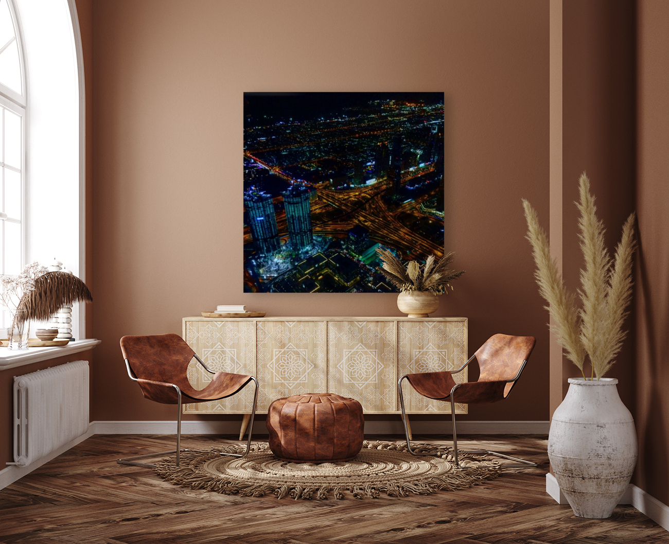 Dubai skyline  Reproduction