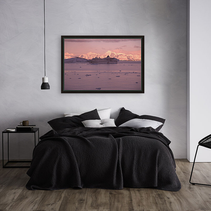 Antarctica sunset  Reproduction