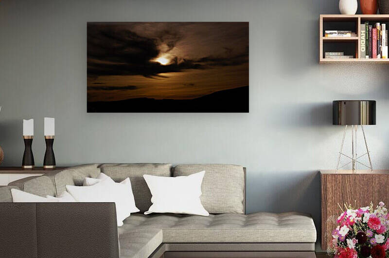 Peak District Sheffield sunset Reproduction