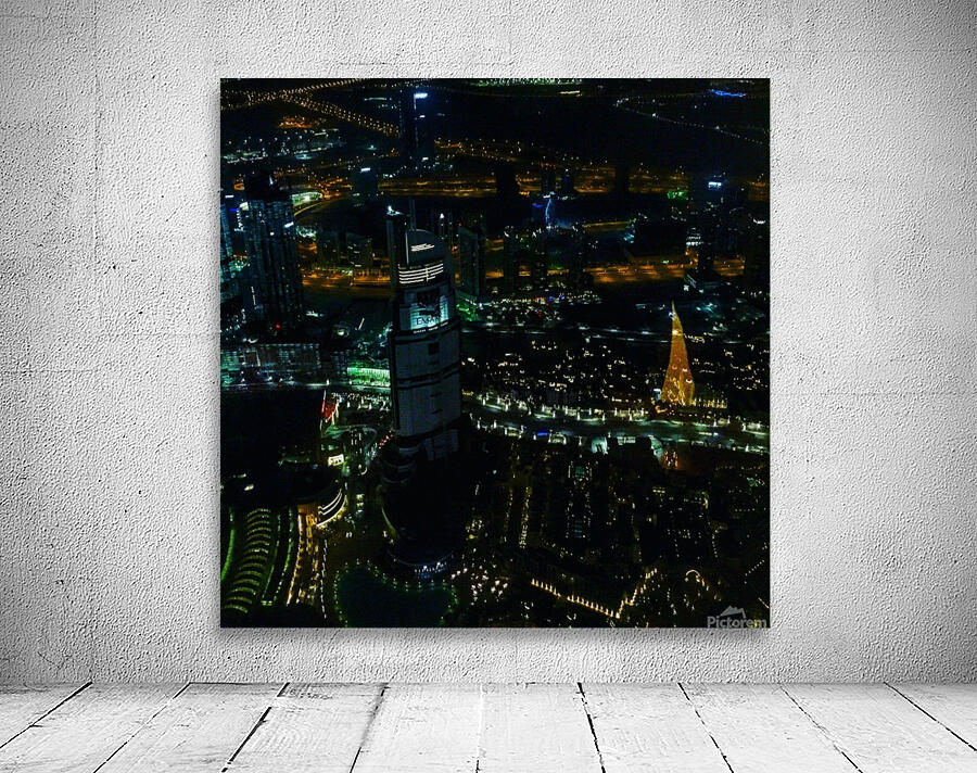 Dubai Skyline  Wall Preview