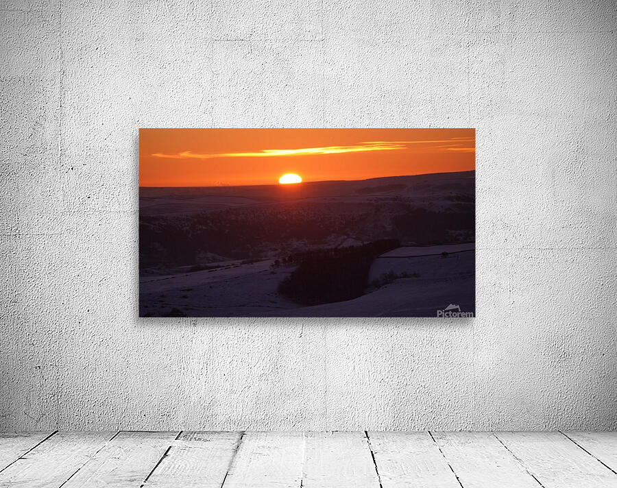 Sunset Peak District Mam Tor  Wall Preview