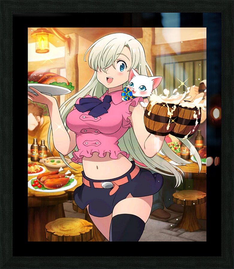 Seven Deadly Sins Picture Frame print