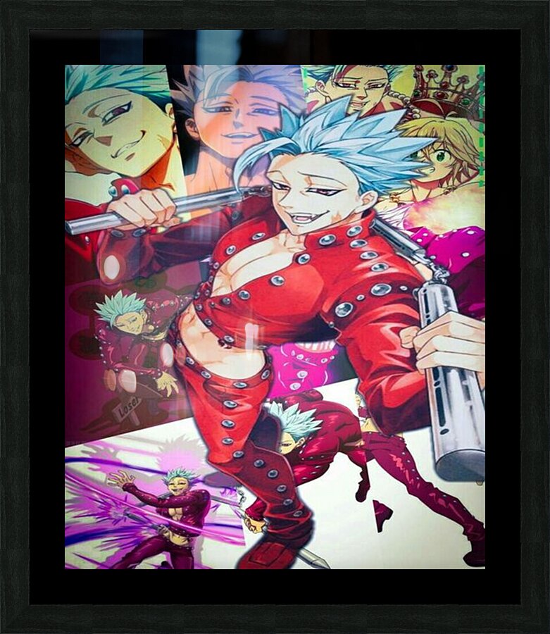Seven Deadly Sins Picture Frame print