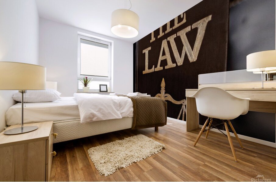 The Law Mural print