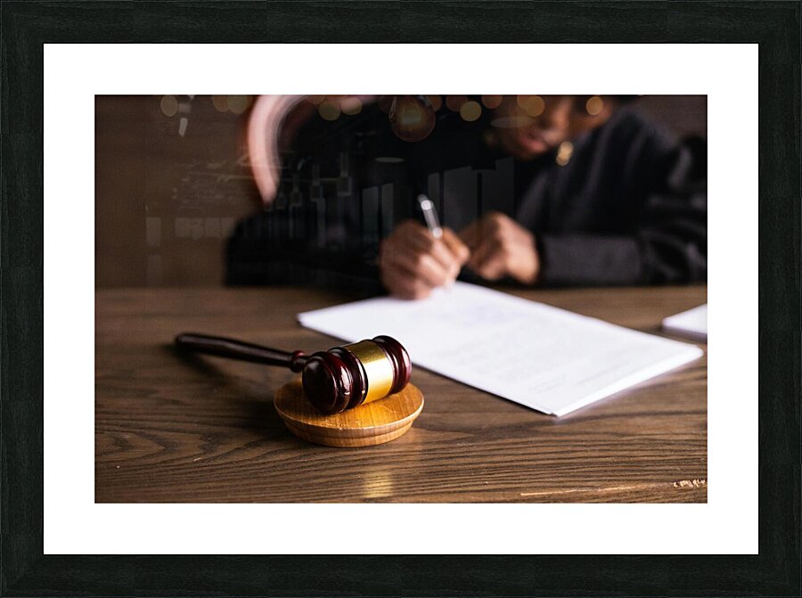 Legal Picture Frame print