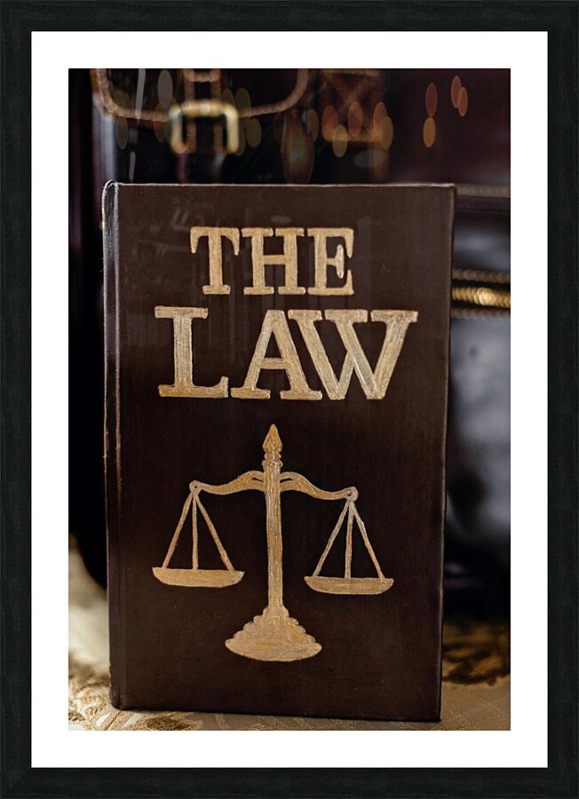 The Law Picture Frame print