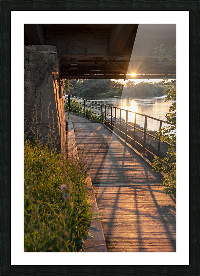 BridgeBoardwalk Picture Frame print
