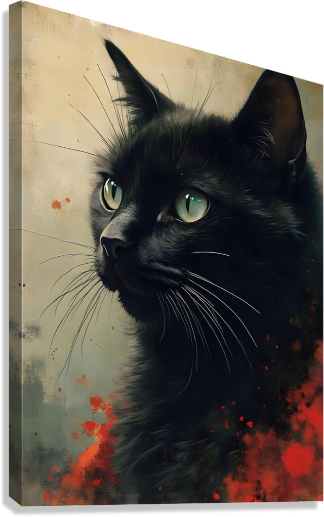 Black Cat Portrait