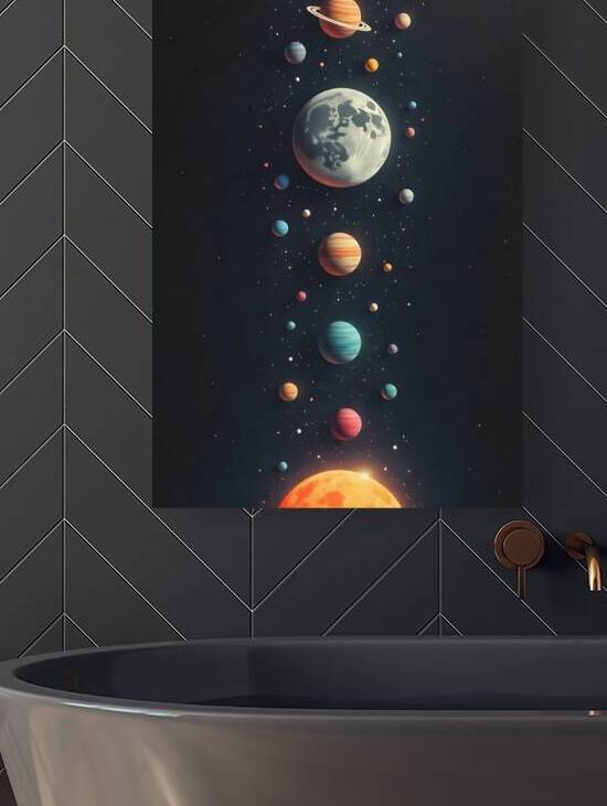 Planets in Space by BadrBrand