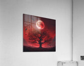  picture in which the moon is red Acrylic Print