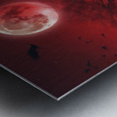  picture in which the moon is red Metal print