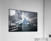Glacier Gloom  Acrylic Print