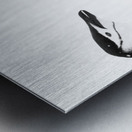 The Three Metal print