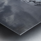 Glacier Gloom  Metal print