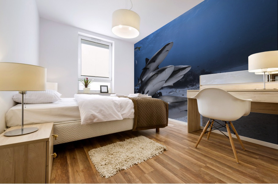 The Four Mural print